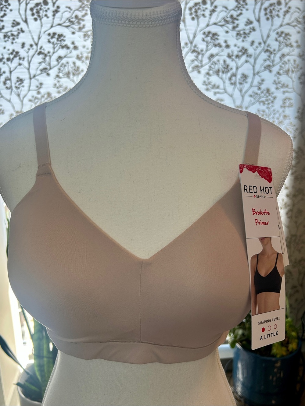 SPANX Red Hot Bralette Primer in Nude (NWT) - Size XL